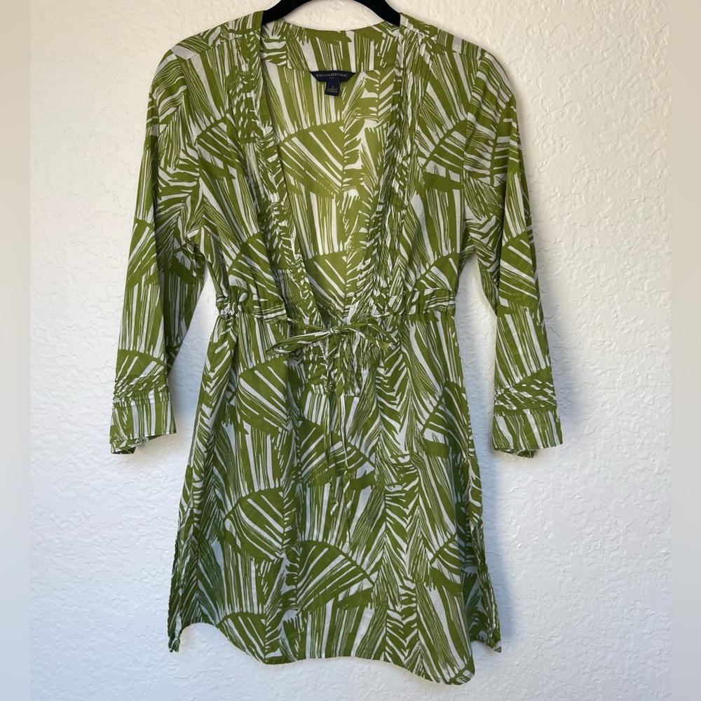 Banana Republic Tropical Leaves Tunic